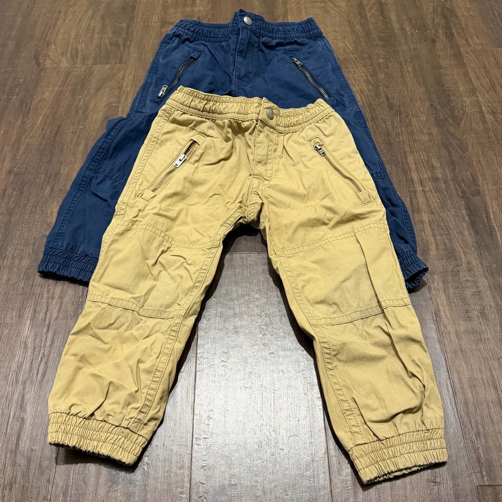 Polo by Ralph Lauren Kids' Navy and Tan Joggers